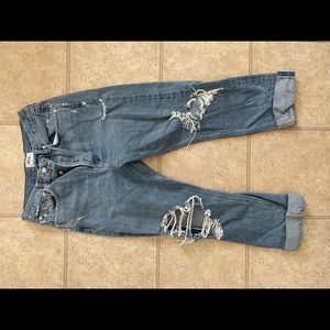 Agolde, size 27, cropped jeans